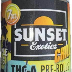 SUNSET Exoticz Pineapple Express Pre-Rolls Trenton NJ