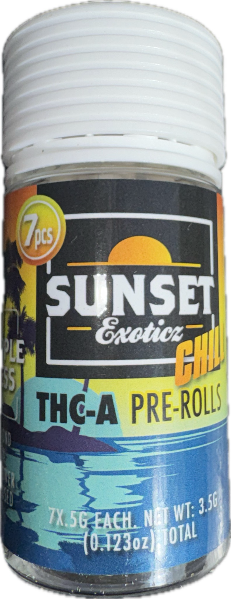SUNSET Exoticz Pineapple Express Pre-Rolls Trenton NJ